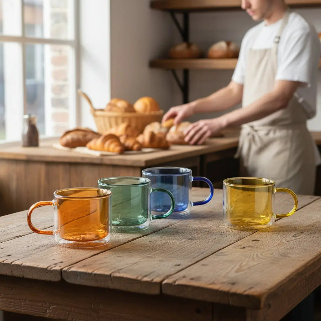 Cubo Double-Wall Mugs – Medium Set