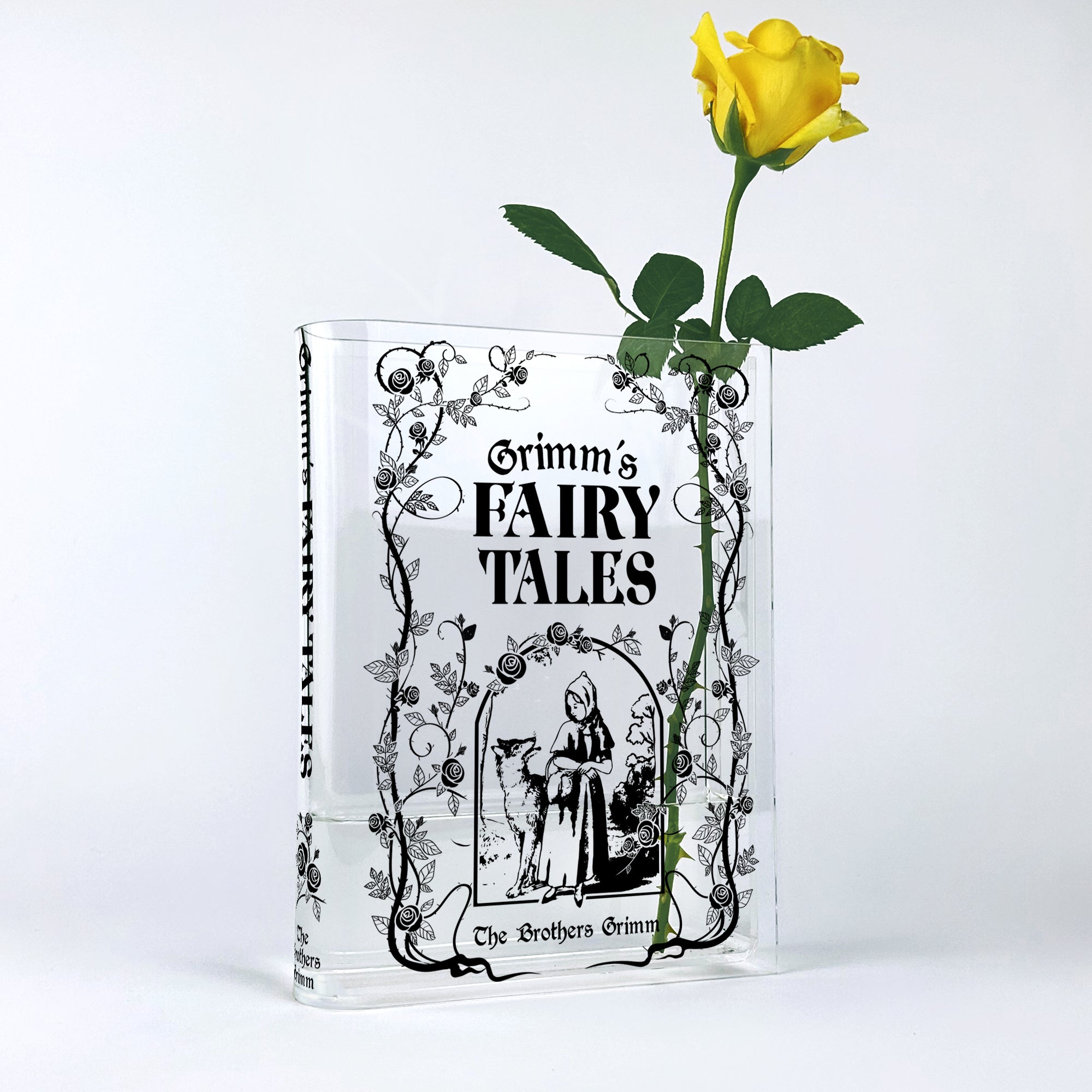 Grimms' Fairy Tales Acrylic Book Vase