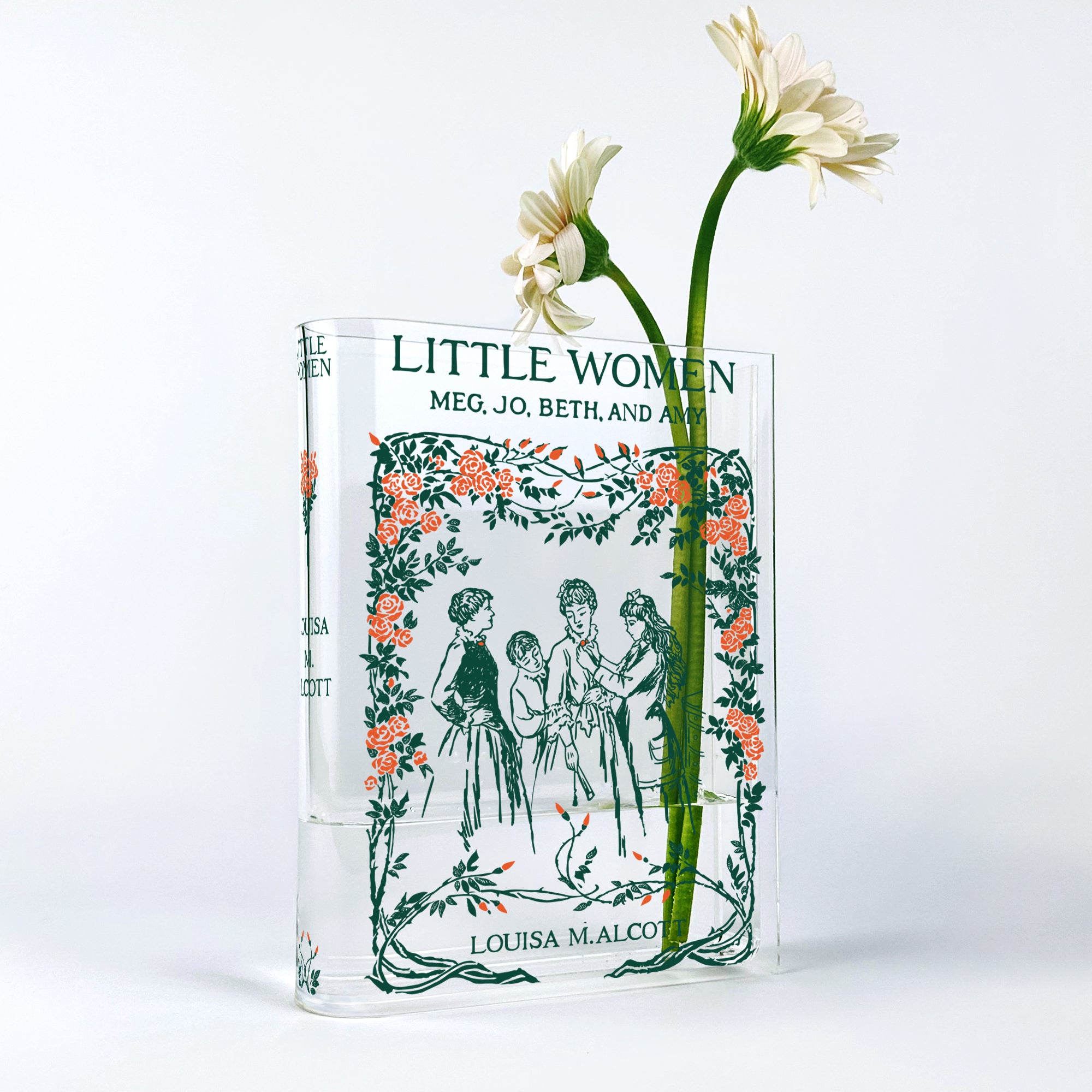 Little Women Acrylic Book Vase