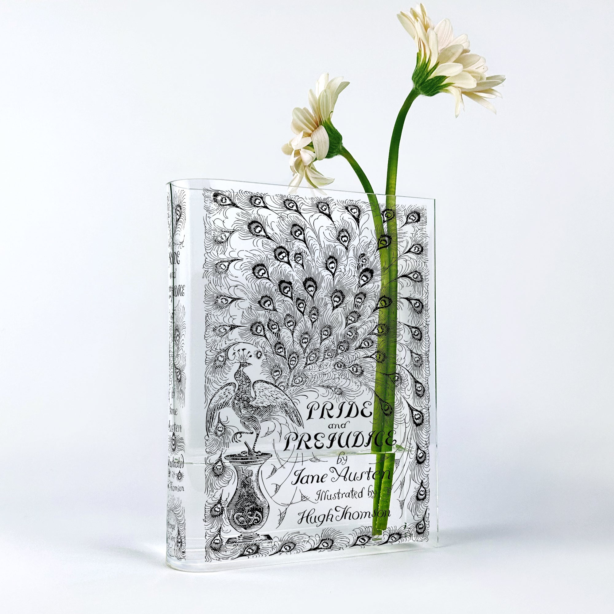 Pride and Prejudice Acrylic Book Vase