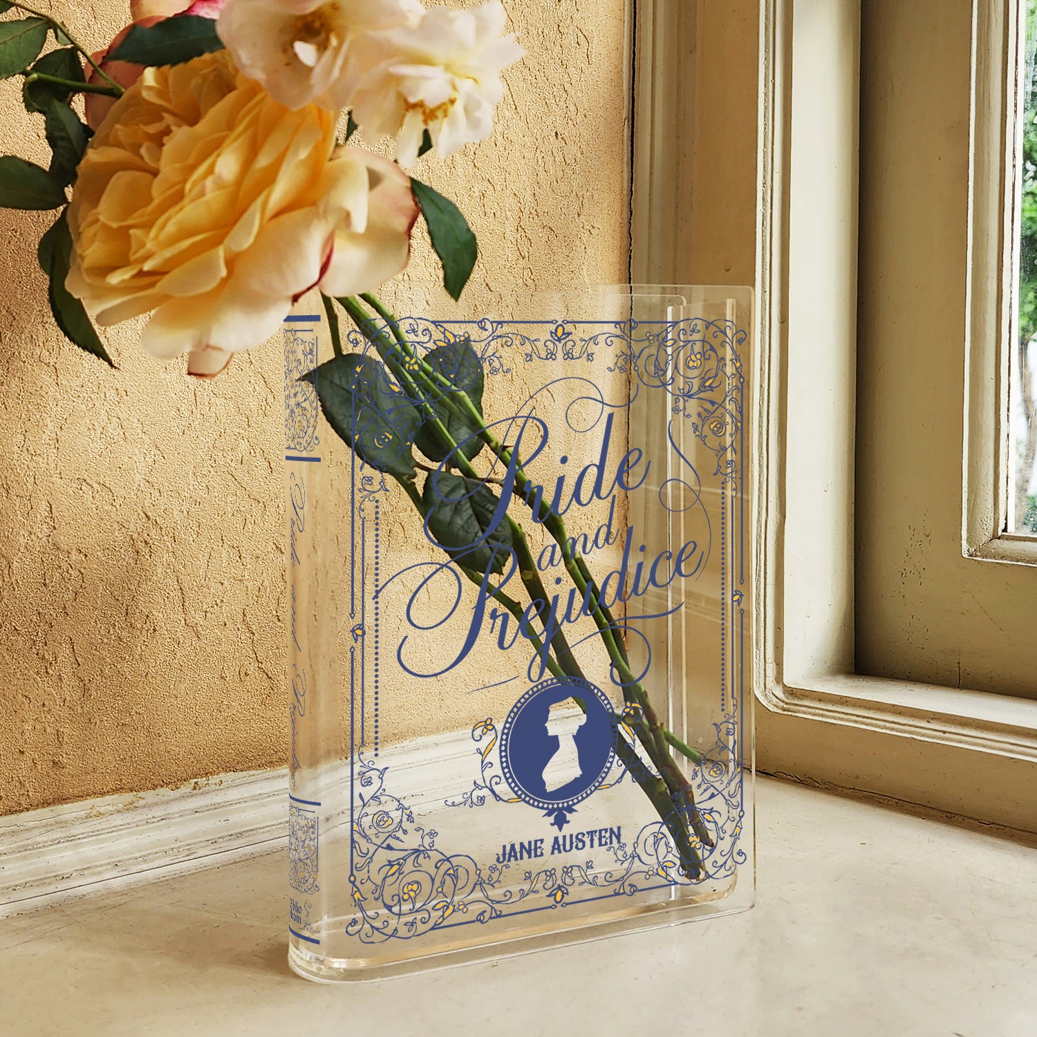 Pride and Prejudice Acrylic Book Vase - II - Image 13