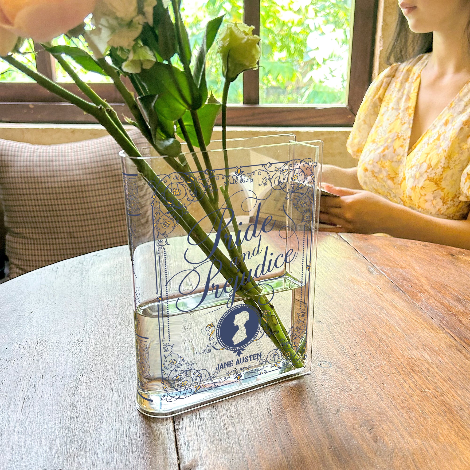 Pride and Prejudice Acrylic Book Vase - II - Image 17