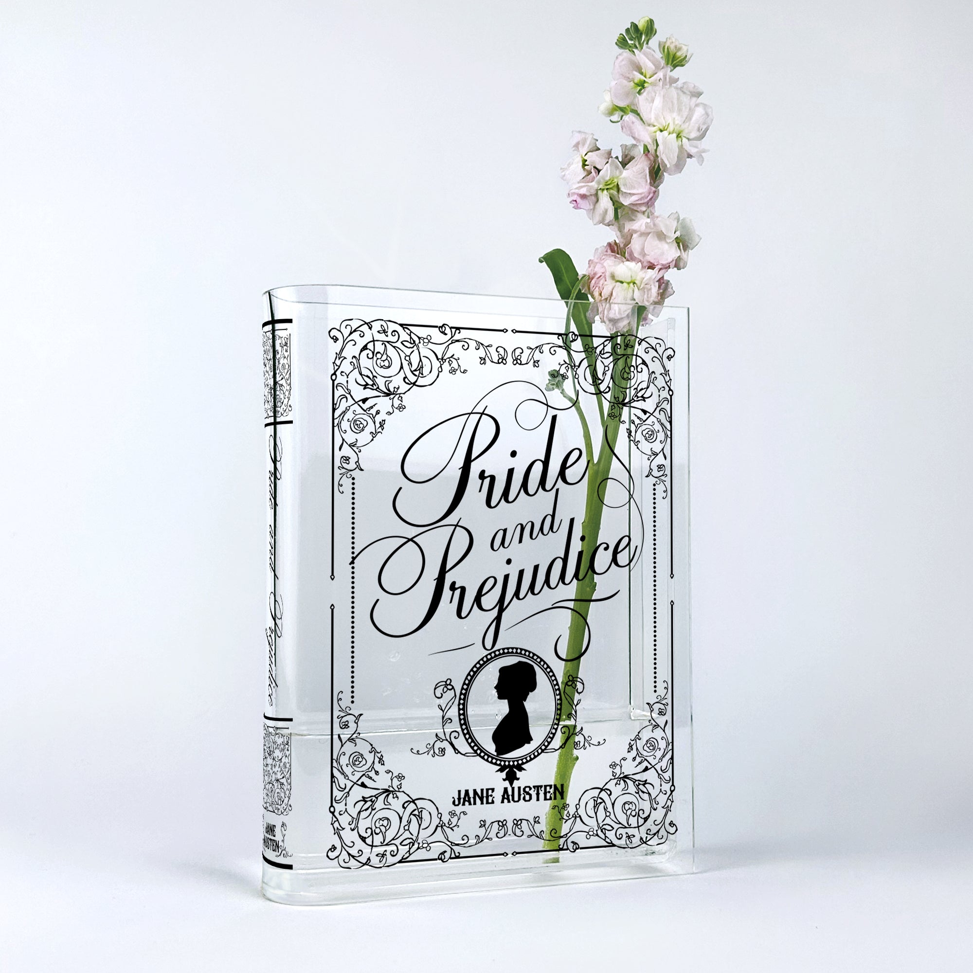 Pride and Prejudice Acrylic Book Vase - II