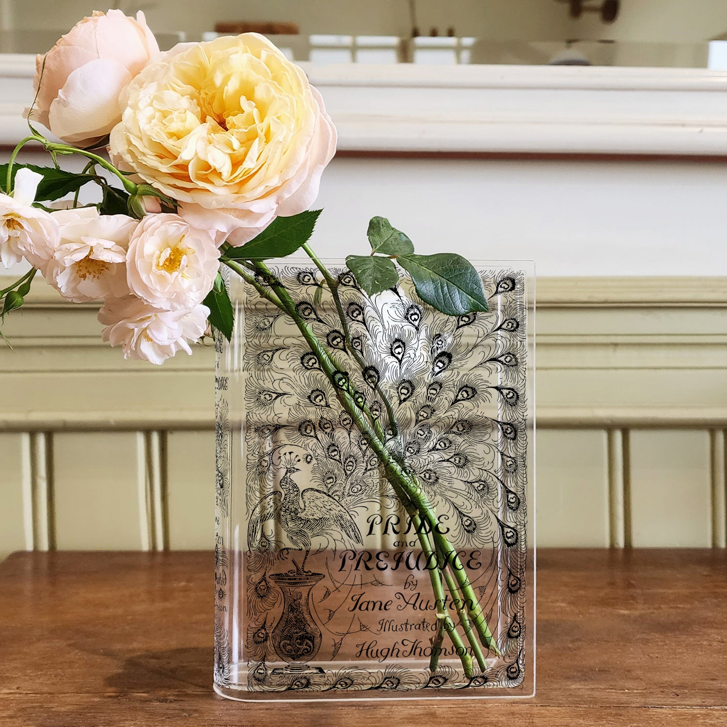 Pride and Prejudice Acrylic Book Vase - Image 6