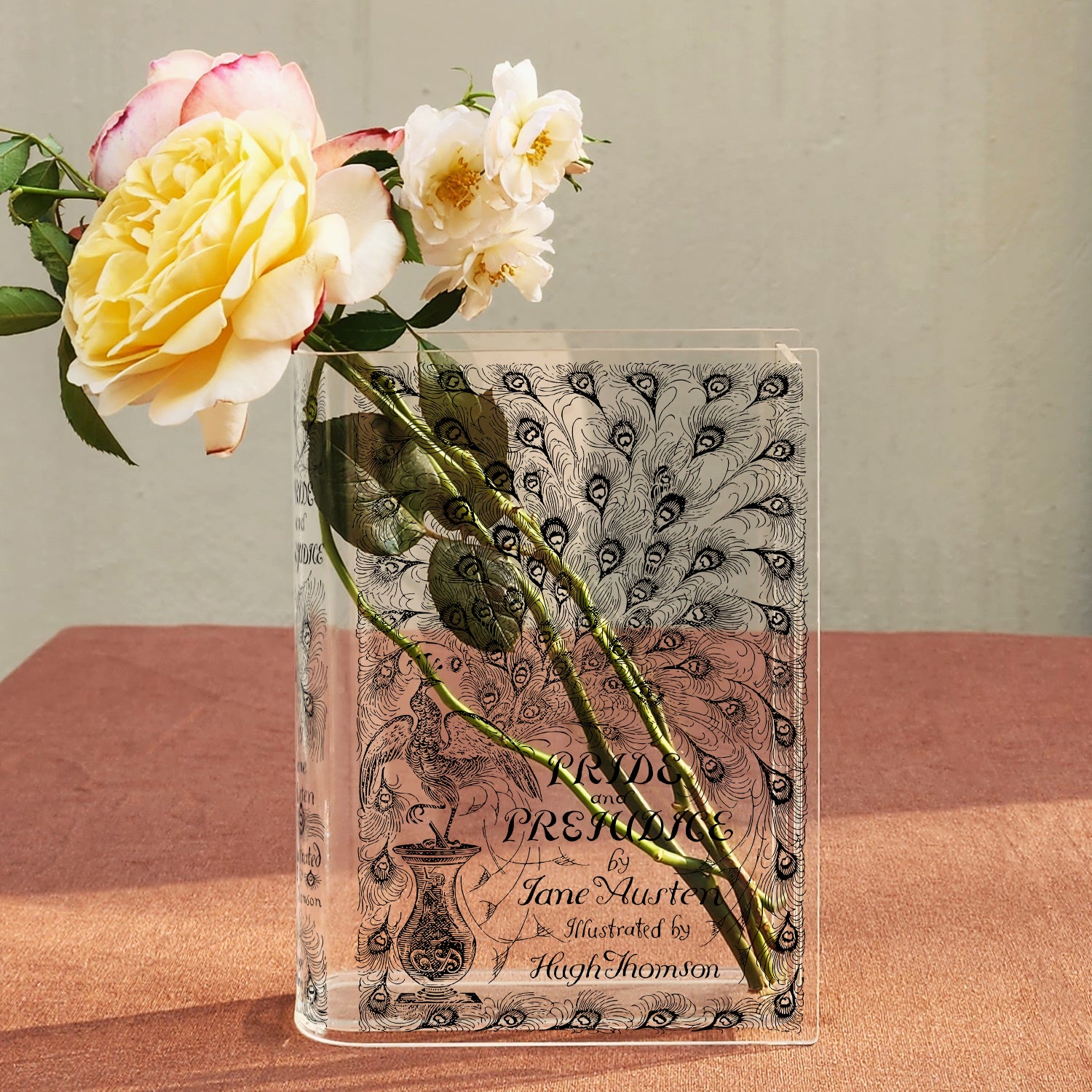 Pride and Prejudice Acrylic Book Vase - Image 2