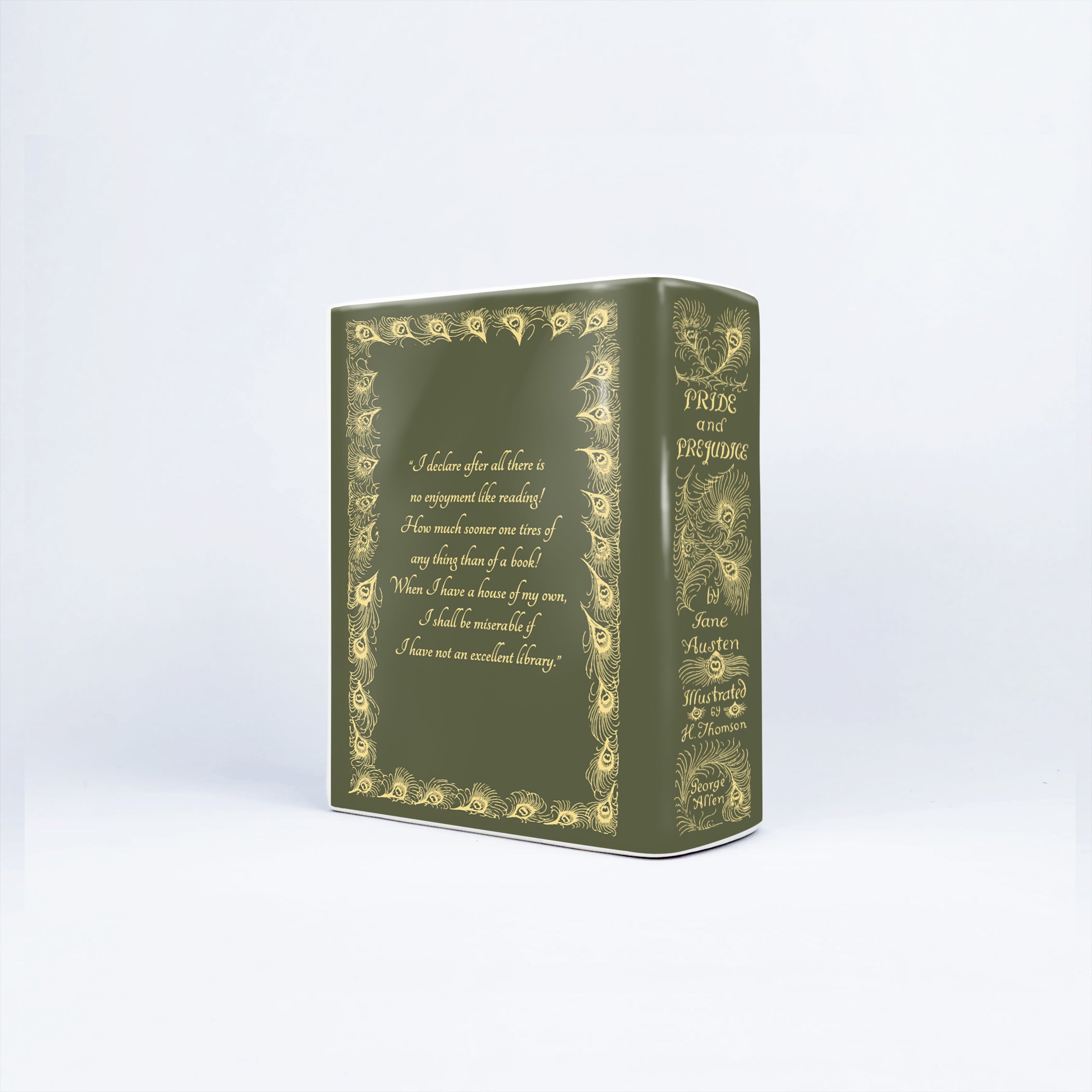 Pride and Prejudice Ceramic Book Vase - Small - Image 9