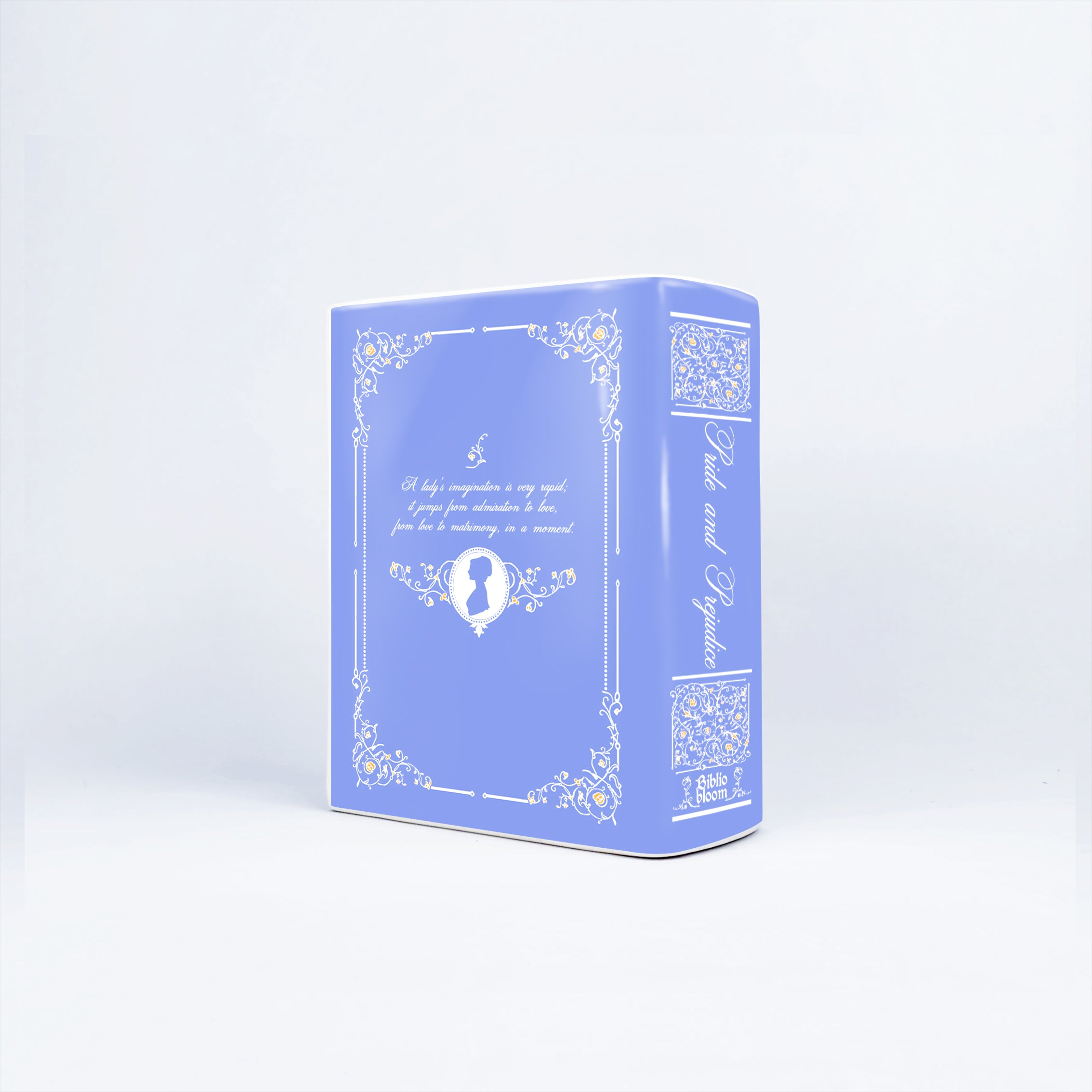 Pride and Prejudice Ceramic Book Vase - II - Small - Image 8