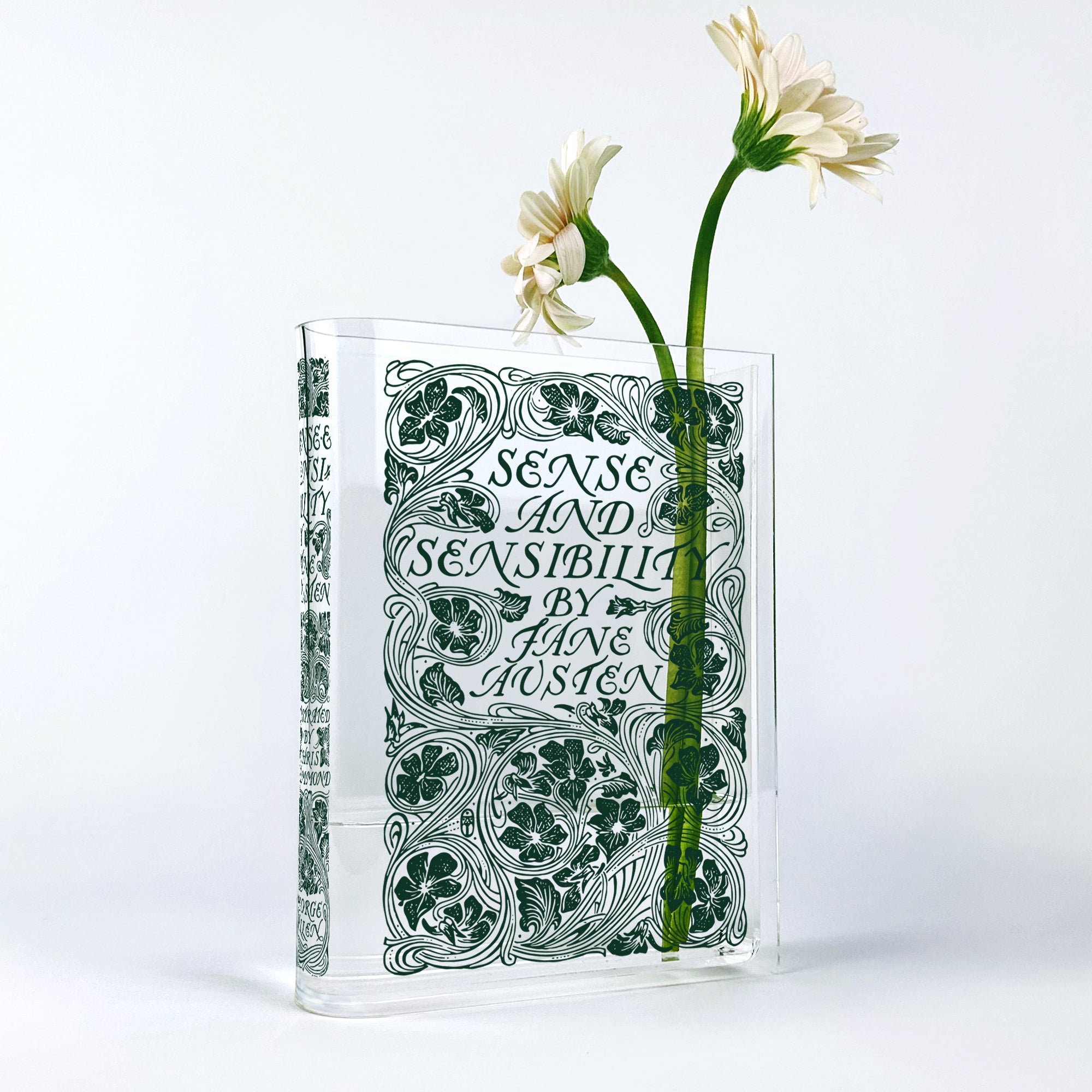 Sense and Sensibility Acrylic Book Vase