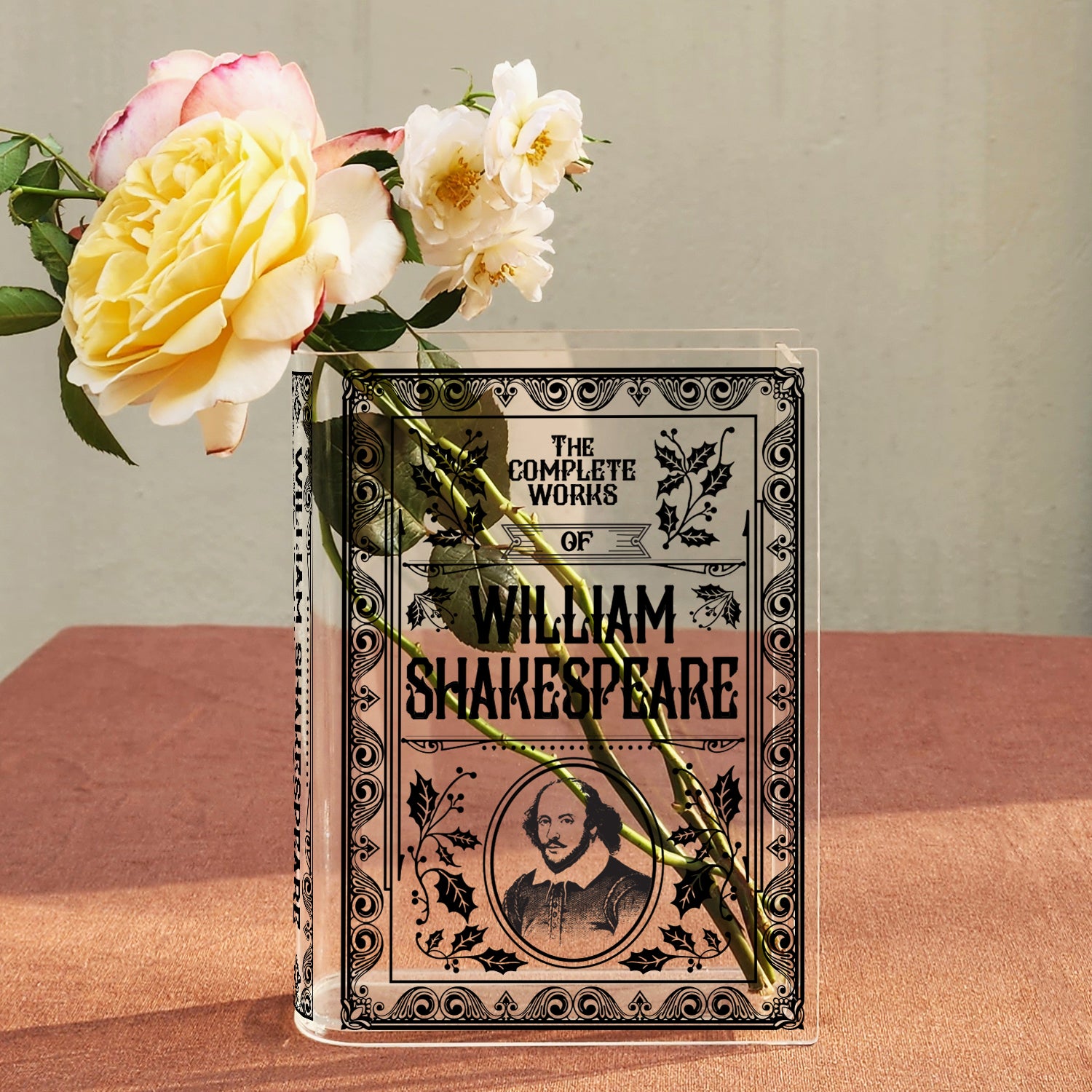 William Shakespeare Acrylic Book Vase - Image 2