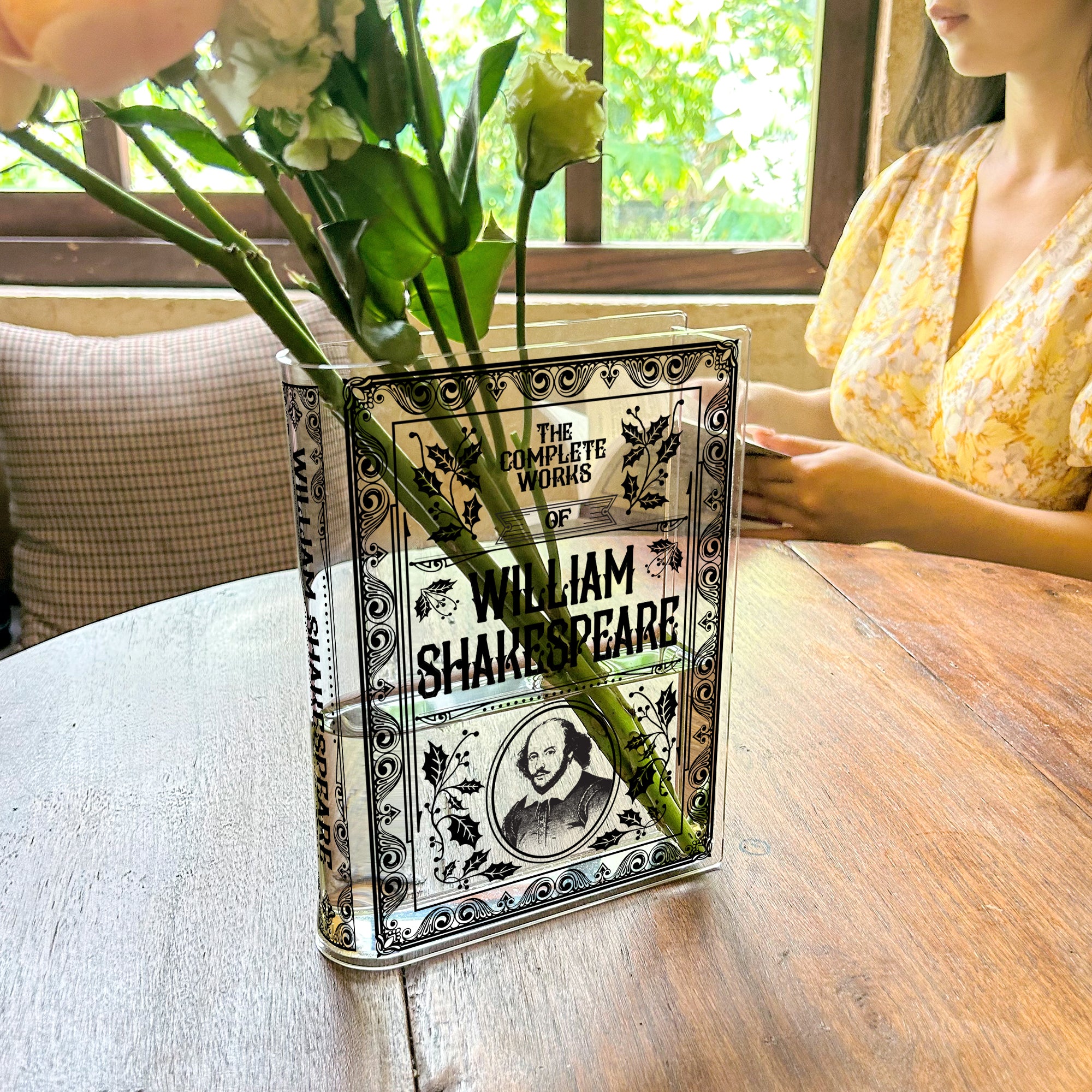 William Shakespeare Acrylic Book Vase - Image 7
