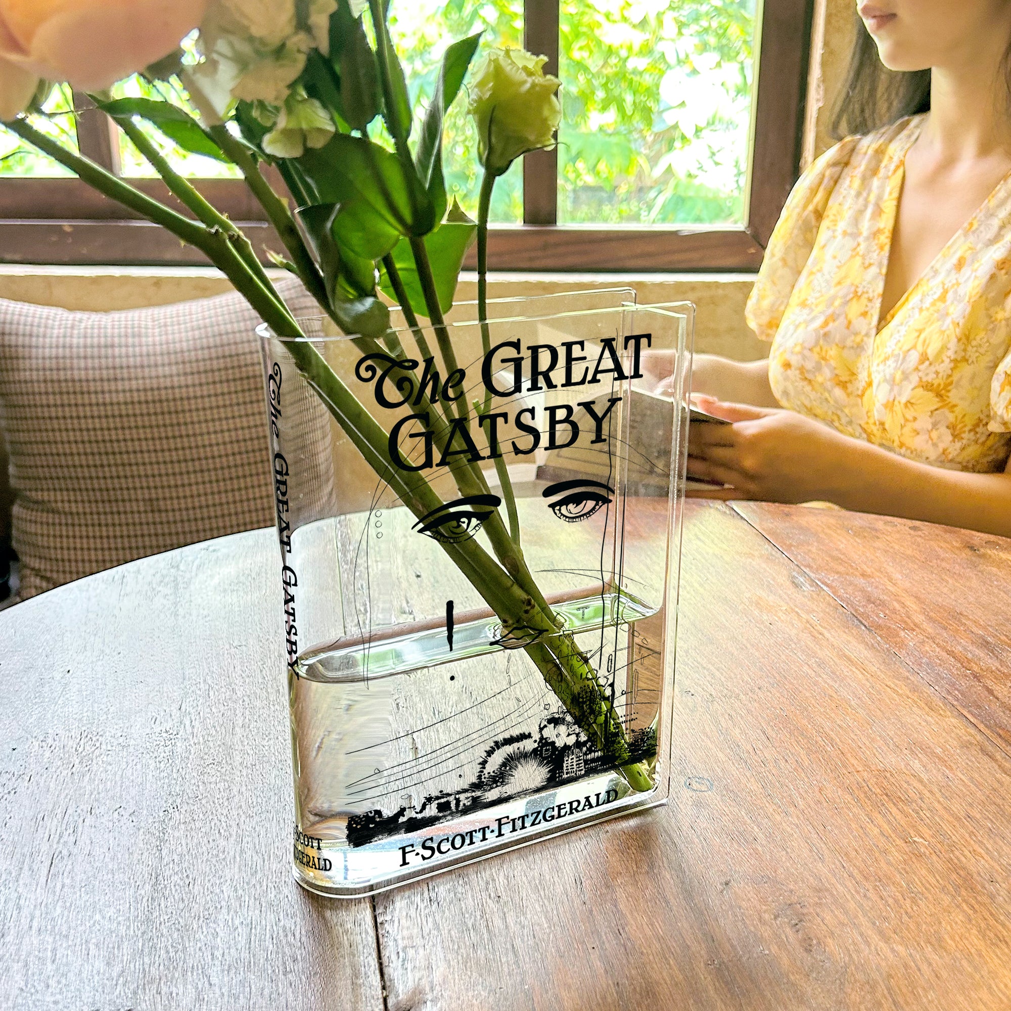The Great Gatsby Acrylic Book Vase - Image 6