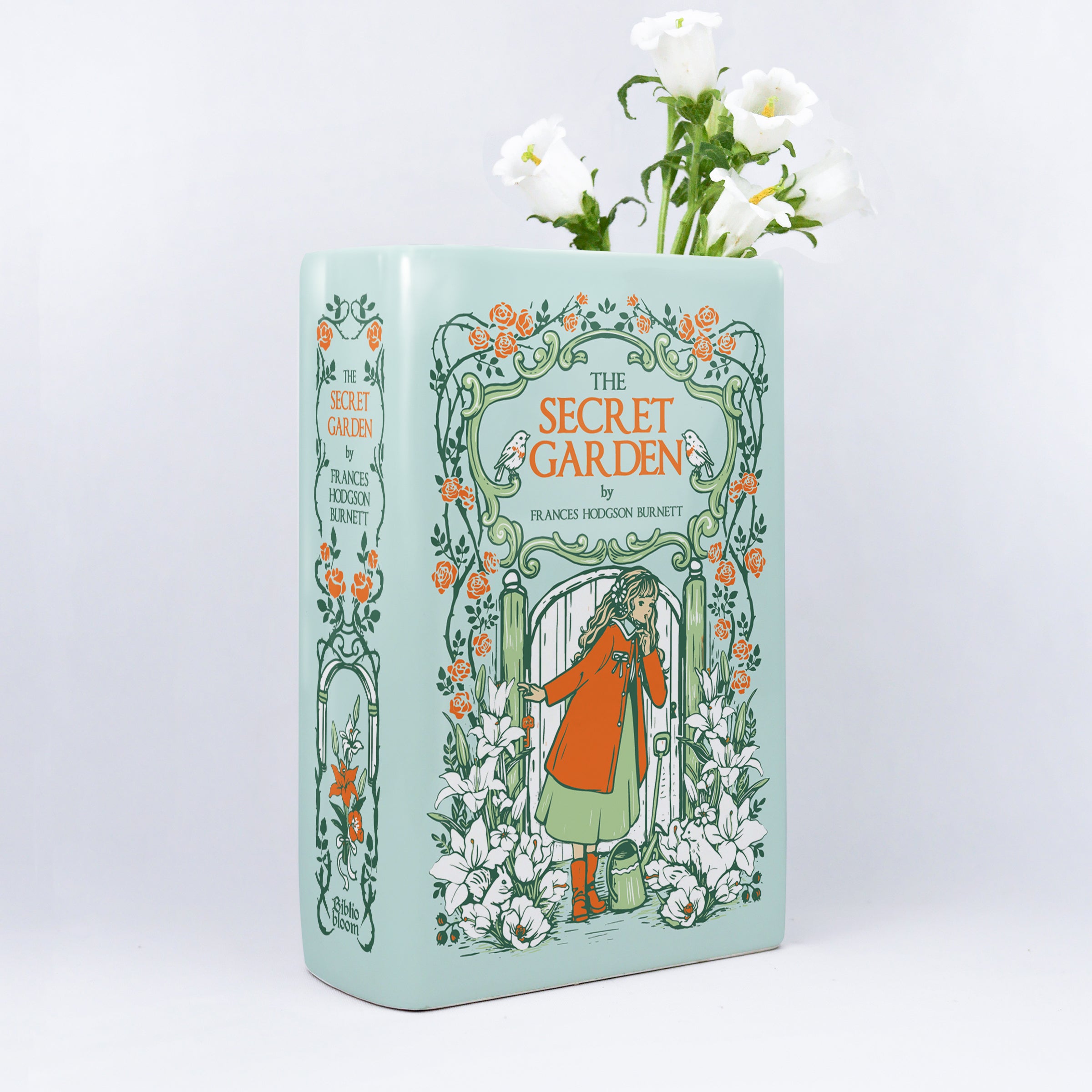 The Secret Garden Ceramic Book Vase - Large