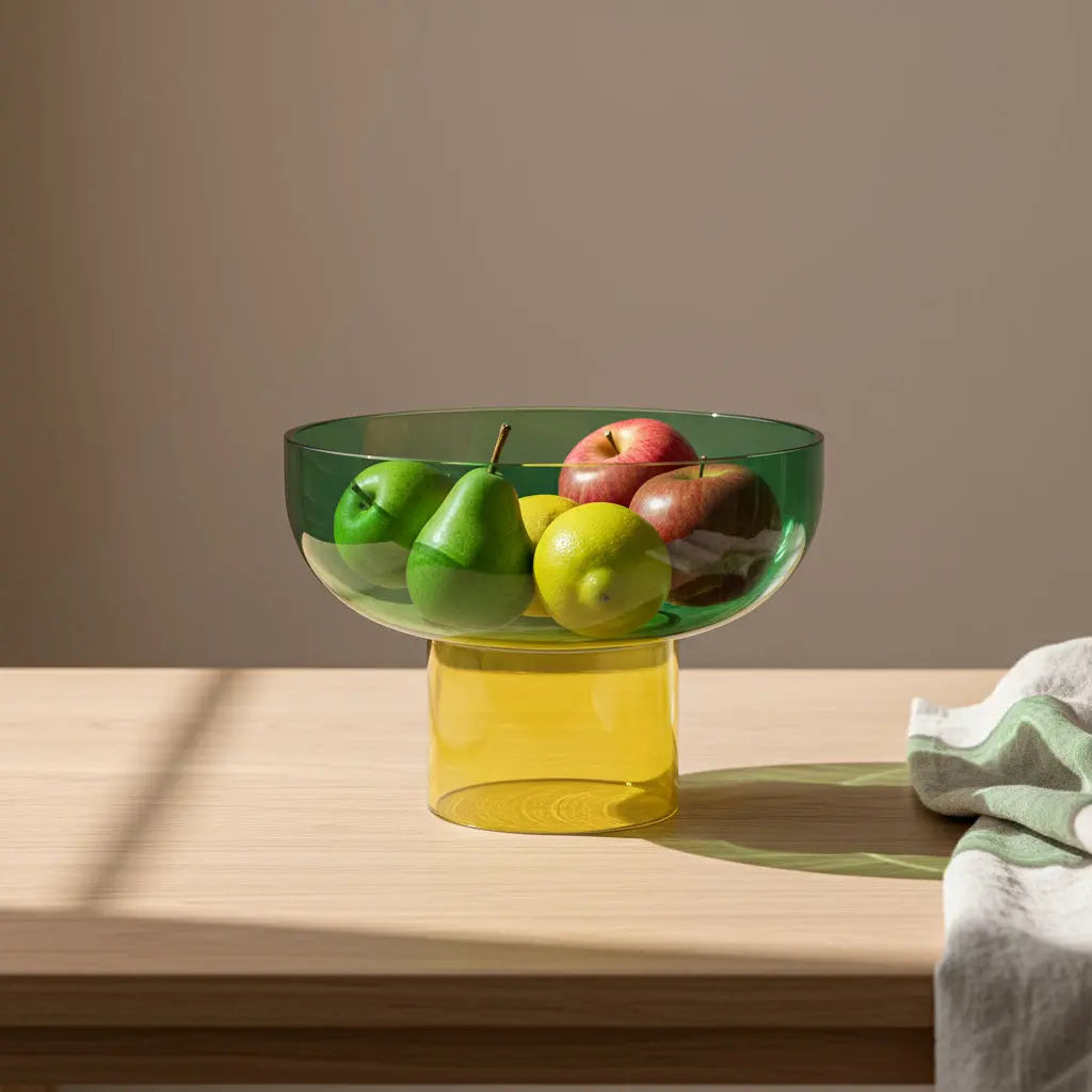 Tip Top Small Green & Yellow Bowl