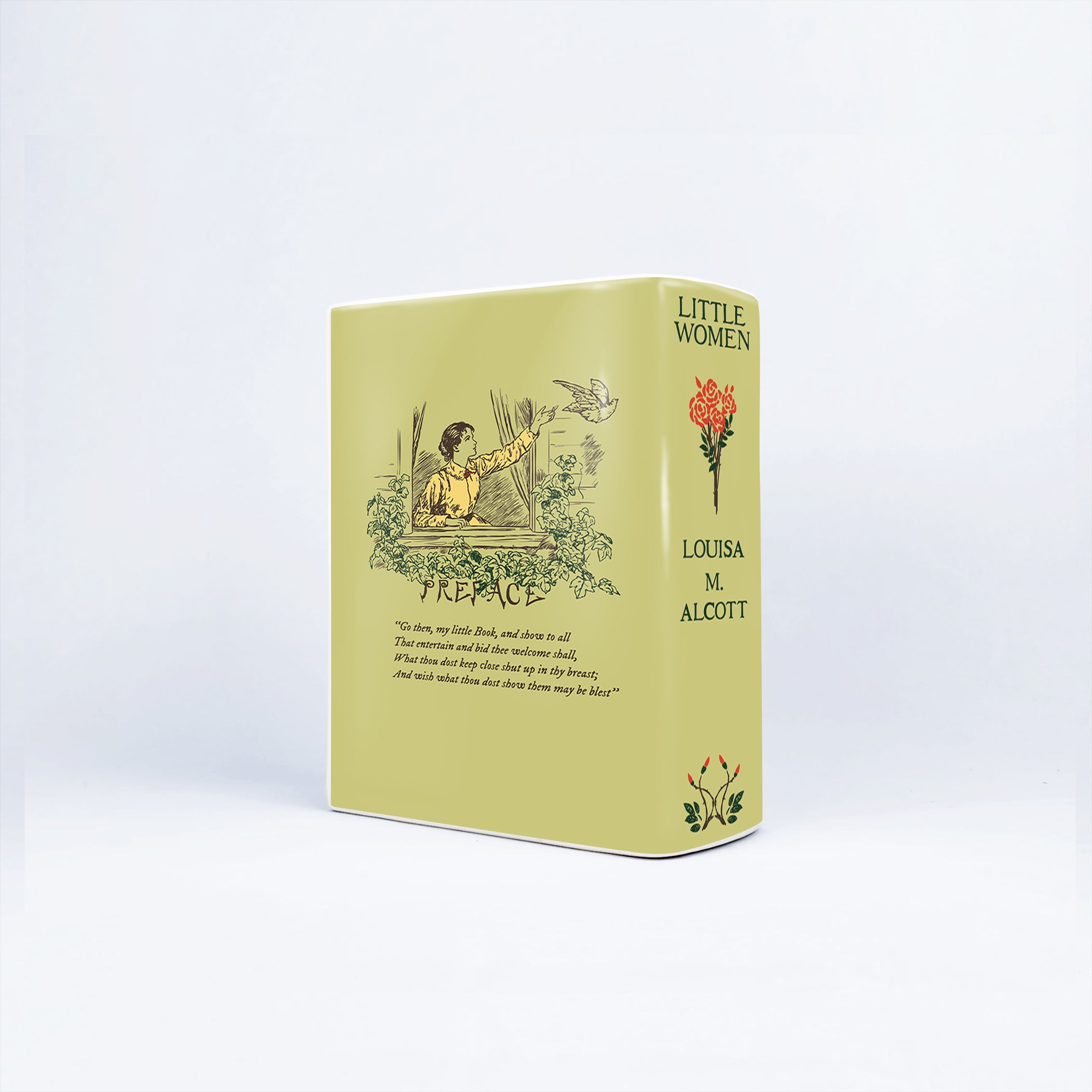 Little Women Ceramic Book Vase - Small - Image 9